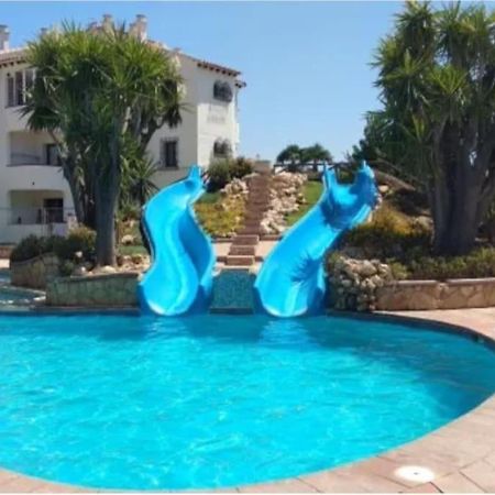 En Denia, Urbanizacion El Palmar Con Piscina, Toboganes Y Chiringuito Apartment Bagian luar foto