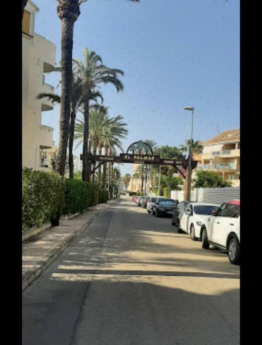 En Denia, Urbanizacion El Palmar Con Piscina, Toboganes Y Chiringuito Apartment Bagian luar foto