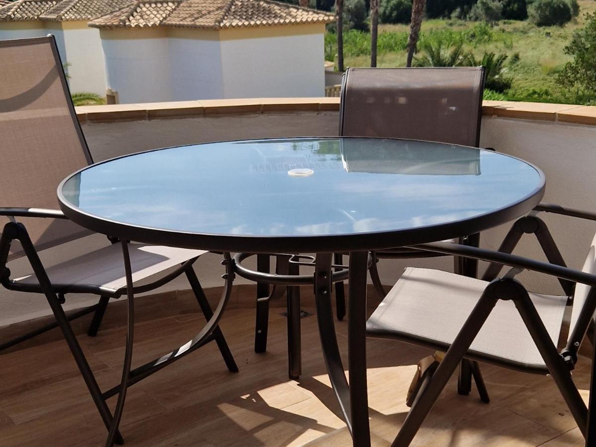 En Denia, Urbanizacion El Palmar Con Piscina, Toboganes Y Chiringuito Apartment Bagian luar foto